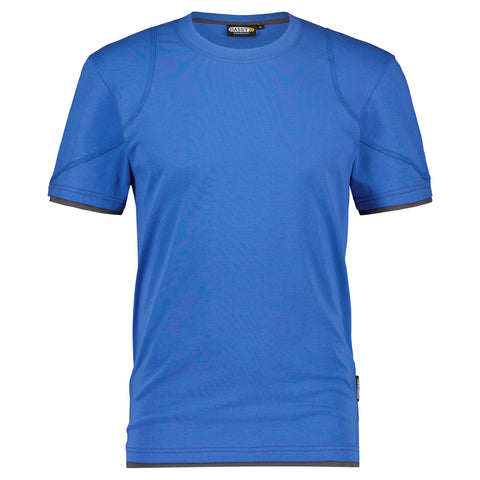 Dassy Kinetic t-shirt - Azuurblauw/Antracietgrijs
