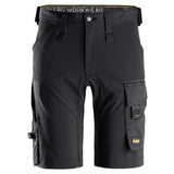 Snickers 6173 AllroundWork 4-Way stretch shorts - Black