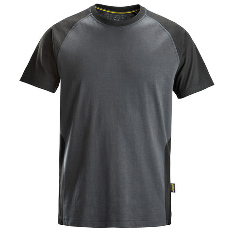 Snickers 2550 T-shirt AllroundWork - 5804 Steelgrey/Black