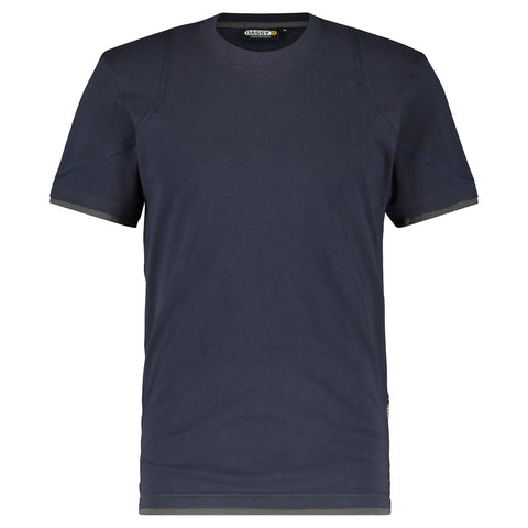Dassy Kinetic t-shirt - Nachtblauw/Antracietgrijs