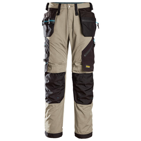 Snickers 6210 LiteWork 37.5 werkbroek holsterzakken - Khaki/Black