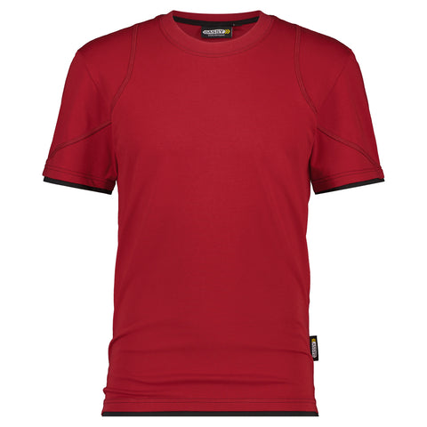 Dassy Kinetic t-shirt - Rood/Zwart