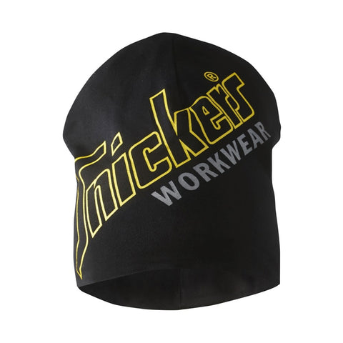 Snickers 9017 AllroundWork Cotton Printed Beanie - 0400 Black