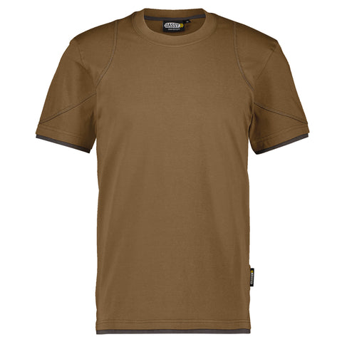 Dassy Kinetic t-shirt - Leembruin/Antracietgrijs