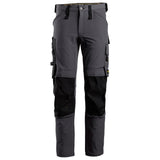 Snickers 6371 AllroundWork full stretch werkbroek - Steelgrey/Black