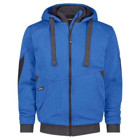 Dassy Pulse sweatshirt jas - Azuurblauw/Antracietgrijs