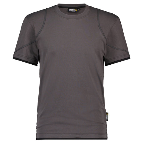 Dassy Kinetic t-shirt - Antracietgrijs/Zwart