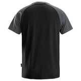Snickers 2550 T-shirt AllroundWork - Black/Steelgrey