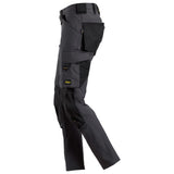 Snickers 6371 AllroundWork full stretch werkbroek - Steelgrey/Black