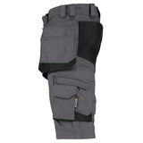 Dassy Bionic shorts holsterzakken - Antracietgrijs/Zwart