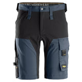Snickers 6173 AllroundWork 4-Way stretch shorts - Navy/Black