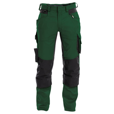 Dassy Dynax stretch werkbroek - Flessengroen/Zwart