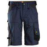 Snickers 6153 AllroundWork stretch loose fit shorts - Navy/Black