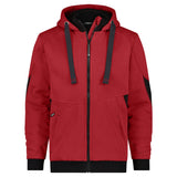 Dassy Pulse sweatshirt jas - Rood/Zwart