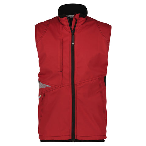 Dassy Fusion softshell bodywarmer - Rood/Zwart