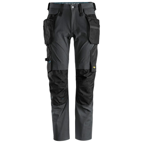 Snickers 6208 Werkbroek+ LiteWork - Steelgrey/Black