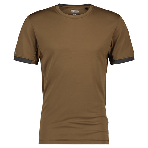 Dassy Nexus t-shirt - Leembruin/Antracietgrijs