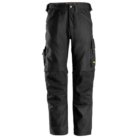 Snickers 6324 Canvas+ werkbroek - Black