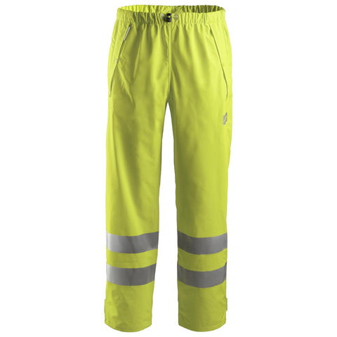 Snickers 8243 Regenbroek PU High Visibility - 6600 Yellow