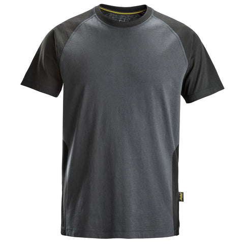 Snickers 2550 T-shirt AllroundWork - Steelgrey/Black