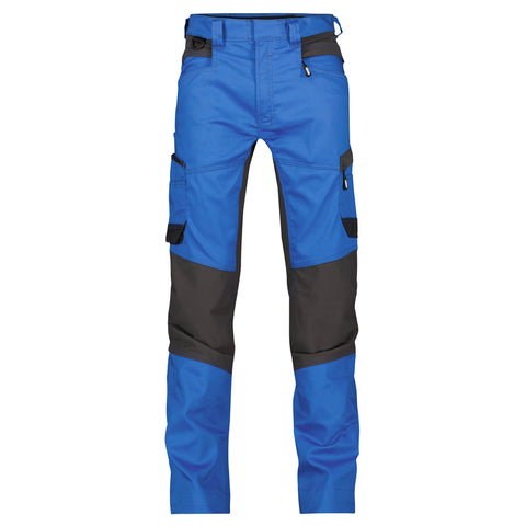 Dassy Helix stretch werkbroek - Azuurblauw/Antracietgrijs