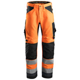 Snickers 6331 AllroundWork HighVis werkbroek - HighVisOrange/Steelgrey