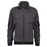 Dassy Velox sweater met rits - Antracietgrijs/Zwart