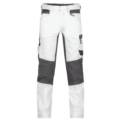 Dassy Helix stretch werkbroek schilders - Wit/Antracietgrijs