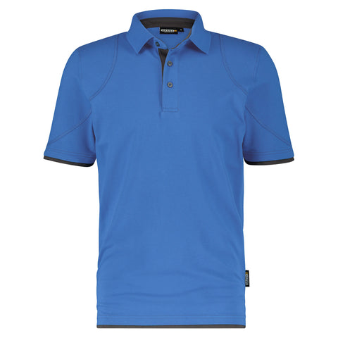 Dassy Orbital polo - Azuurblauw/Antracietgrijs