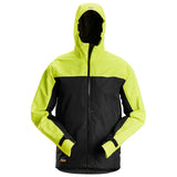 Snickers 1303 AllroundWork Waterdicht Shell Jack - Black/NeonYellow