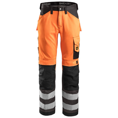 Snickers 3333 HighVis werkbroek - HighVisOrange/MutedBlack