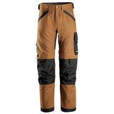 Snickers 6324 Canvas+ werkbroek - Brown/Black