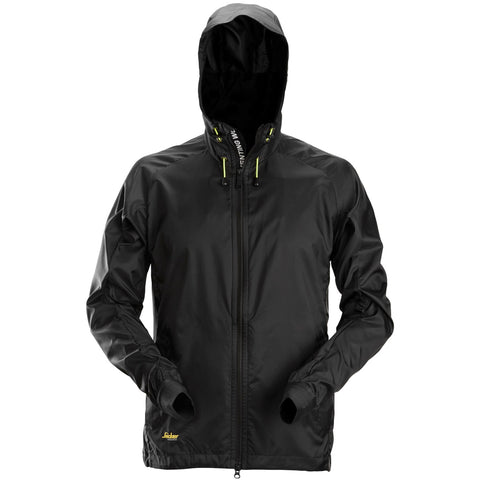 Snickers 1908 Windbreaker LiteWork - Black/Black