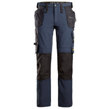 Snickers 6271 AllroundWork full stretch werkbroek holsterzakken - Navy/Black