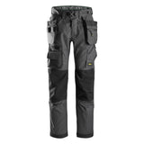 Snickers 6923 Vloerleggersbroek+ FlexiWork - Steelgrey/Black