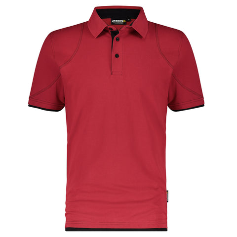 Dassy Orbital polo - Rood/Zwart