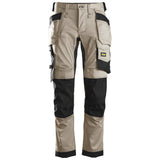 Snickers 6241 AllroundWork stretch werkbroek holsterzakken - Khaki/Black