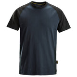 Snickers 2550 T-shirt AllroundWork - Navy/Steelgrey