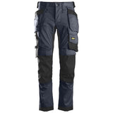 Snickers 6241 AllroundWork stretch werkbroek holsterzakken - Navy/Black