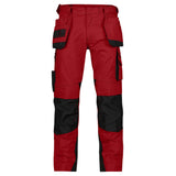 Dassy Magnetic werkbroek holsterzakken - Rood/Zwart