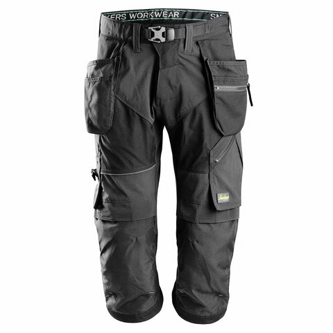 Snickers 6905 FlexiWork pirate shorts holsterzakken - Black