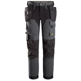 Snickers 6275 AllroundWork 4-Way stretch werkbroek holsterzakken - Steelgrey/Black