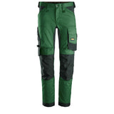 Snickers 6341 AllroundWork stretch werkbroek - Forestgreen/Black