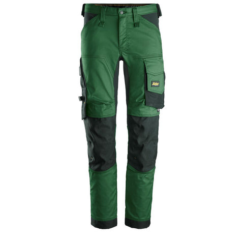 Snickers 6341 AllroundWork stretch werkbroek - Forestgreen/Black