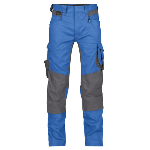 Dassy Dynax stretch werkbroek - Azuurblauw/Antracietgrijs