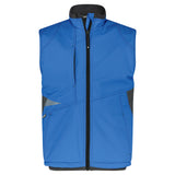 Dassy Fusion softshell bodywarmer - Azuurblauw/Antracietgrijs