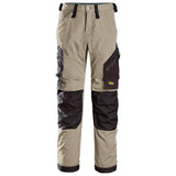 Snickers 6310 LiteWork 37.5 werkbroek - Khaki/Black