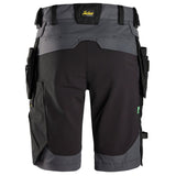 Snickers 6172 FlexiWork shorts holsterzakken - Steelgrey/Black