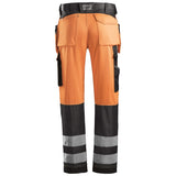 Snickers 3233 HighVis werkbroek holsterzakken - HighVisOrange/MutedBlack