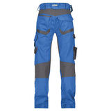 Dassy Dynax stretch werkbroek - Azuurblauw/Antracietgrijs